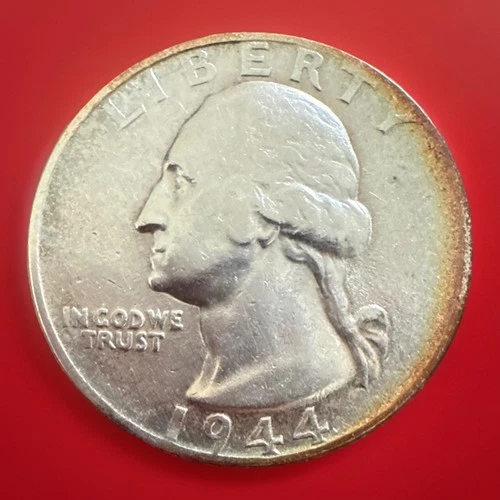 1944-P Washington Quarter * Gem BU++ (album toned) * 925