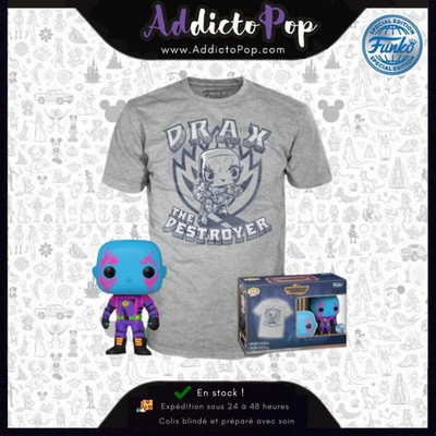 Funko Pop! & Tee Les Guardians de la Galaxie Vol. 3 [1243] - Drax Black Light (Sp