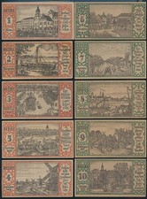Germany: Weimar Republic BERLIN 1921 50 Pfg  HISTORIC SCENES  Notgeld Set of 18