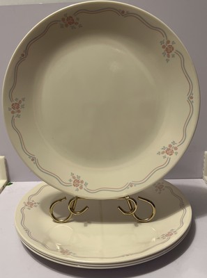 Corelle English Breakfast Dishes Beige Large Dinner Plates Set Of 4 10 1/4