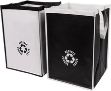Lily queen Recycle Waste Bag for Kitchen Home 12 x 12 x 17 inches, 2 Set 