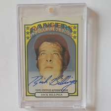 2021 Topps Heritage Dick Billings Rangers Inaugural Season Autograph #RISA-DB
