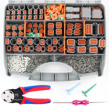 Newdeli 636PCS Deutsch Connector Kit 2 3 4 6 8 12 Pin DT Connectors with Deutsch