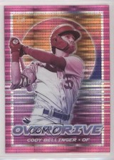 2021 Panini Chronicles Overdrive Pink Pulsar Prizm Cody Bellinger #19 0r81