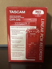 Tascam Linear PCM Recorder Enregistreur DR-05 Version 2 Enhanced RED Edition HTF