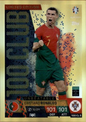 Topps EURO EM Germany 2024 Trading Card 100 CL 5 - Cristiano Ronaldo - 100 Club