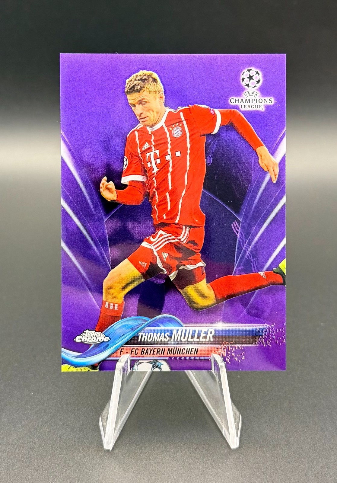 2017-18 Topps Chrome UEFA - Thomas Muller Purple 39/250 FC Bayern #95