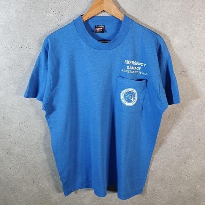 Vintage Fruit of The Loom Florida Water Management 90s USA T-Shirt Herren Large