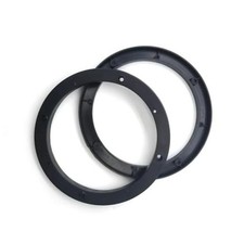 2 PCS Car Speaker Spacer Adaptor Ring, 6.5" Door Speaker 2 PCS 6.5 Inch Black