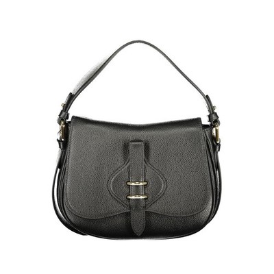 Coccinelle Black Leather Women Handbag 100% Authentic