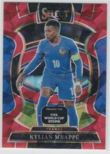 Kylian Mbappe 2025-26 Select World Cup Red Ice Prizm parallel France Real Madrid