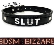 Bondage Collar Restraint Cuff Sissy Slave HotWife Sexy QOS Fetish Mens BDSM Slut