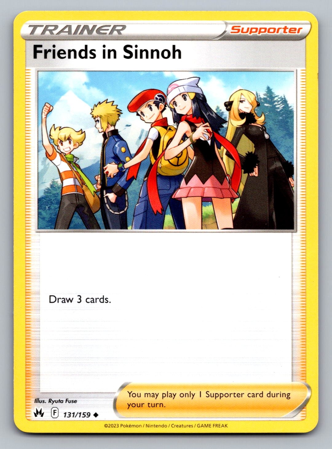 Pokemon TCG Crown Zenith Friends in Sinnoh 131/159