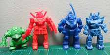 Vintage 1980s Gundam Pencil Topper Lot of 4 Robots Hong Kong
