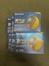 NEW 2025 TaylorMade TP5 Golf Balls - 6 DOZEN PACK Yellow- Free Shipping