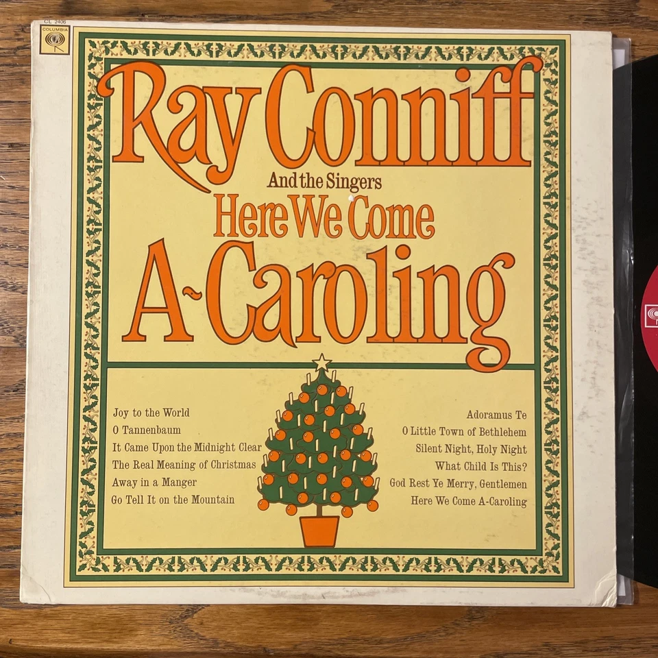 Ray Conniff Here We Come A Caroling Christmas LP Columbia 2 Eye Mono Holiday EX! - Image 2 of 4