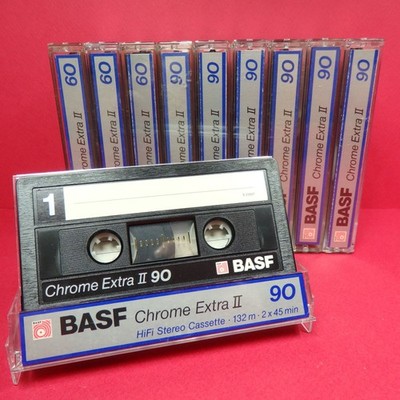   10x BASF Chrome Extra II 60/90 | Type 2 | Kassetten Cassettes кассеты | 1988