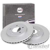 2X A.B.S. Bremsscheiben 282Mm Vorne Passend FüR Chrysler Grand Voyager Dodge
