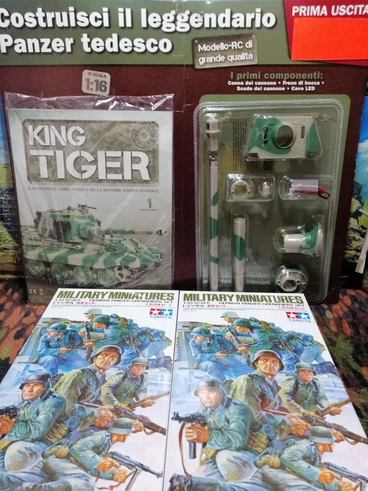 LOTTO 1:35 ACADEMY 13236 + TAMIYA 35061 +35061+ITALERI 313 + HACHETTE + CATALOGO - Immagine 3 di 4