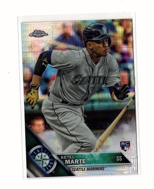 Ketel Marte RC 2016 Topps Chrome #121 Prism Refractor