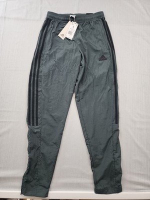 New Mens Adidas Tiro 24 Woven Mesh Lined Windbreaker Pants Green Sz Small