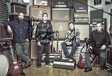 Clutch ROCK BAND autographs, In-Person signed photo