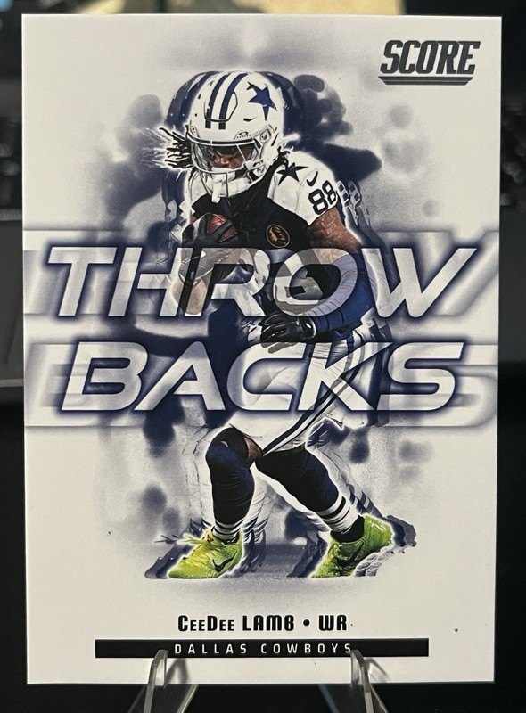 2025 Score - Throwbacks CeeDee Lamb #25