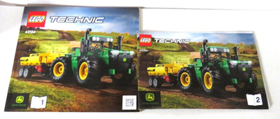 Lego42136 Technic John Deere Traktor  2 Bauanleitungen
