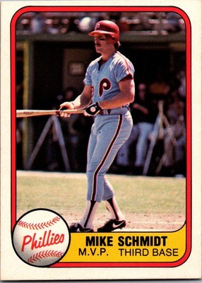 1981 Fleer Mike Schmidt #5