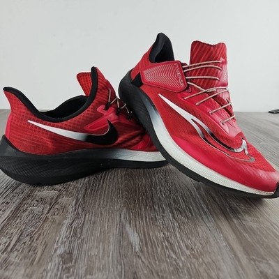 Nike Air Zoom Pegasus 39 Flyease Running Shoe 10 Black Red Men s D07437-900