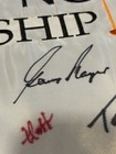 PNC Father Son Challenge Multi-Signed Flag Auto Nelly Player Thomas Daly Watson — photo 5