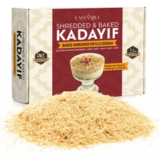 Eastanbul Baked Kadaifi, Toasted Kataifi for Dubai Chocolate, 8.8oz (250g)