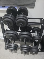 Dumbells And Rack Gym Set 150kg Total