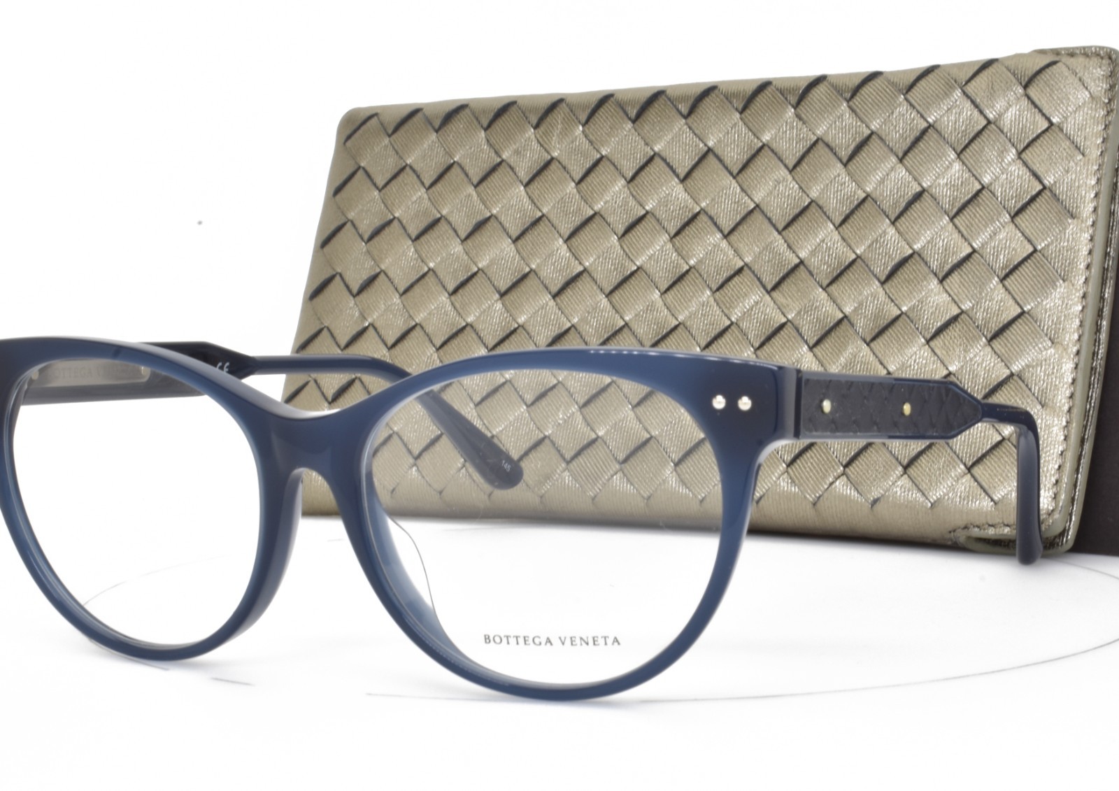 Bottega Veneta Blue Cateye BV0017OA 004 52-16-145 40490₽
