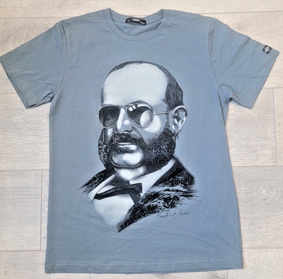 Peruvian Design T Shirt Unisex Size M *** Miguel Grau Rocker  - Peruvian Cotton