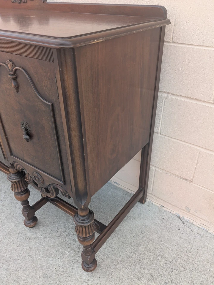 Mesa aparador sofá entrada multimedia consola madera Regency moderna vintage Foto 3 de 4