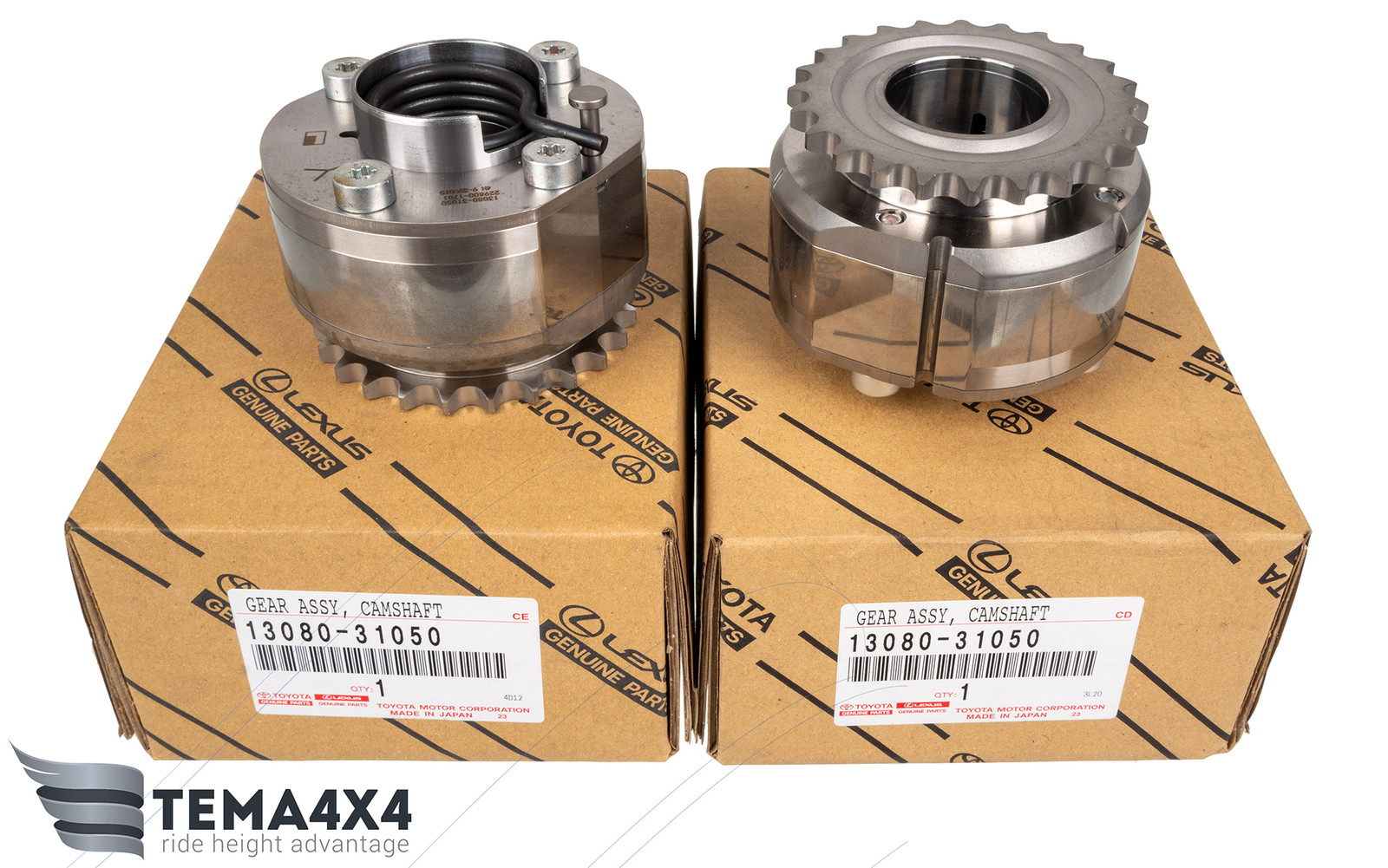 Genuine OEM 2x Exhaust Cam Timing Gear for Toyota Sienna Lexus