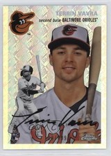 2023 Chrome Platinum Anniversary Topps Refractor 100/499 Terrin Vavra #151 0nr3