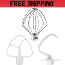 3-Piece Kit Attachments for Kitchenaid Tilt-Head Stand Mixer, Accessories Stainl
