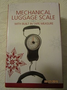 Mechanical Luggage Scale w/Built In Tape Measure ***NEW in Box***