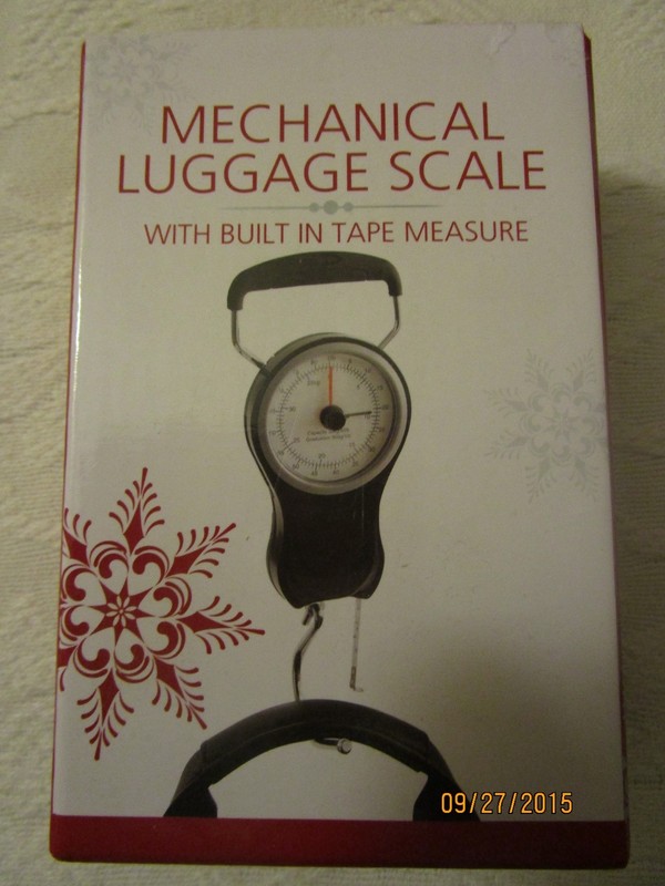 Mechanical Luggage Scale w/Built In Tape Measure ***NEW in Box***