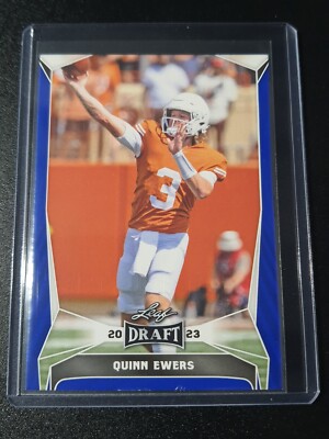 Quinn Ewers - Leaf Draft 2023 - Texas Longhorns - Blue