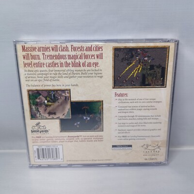 Total Annihilation Kingdoms PC CD-ROM Game NEW Sealed Win 95