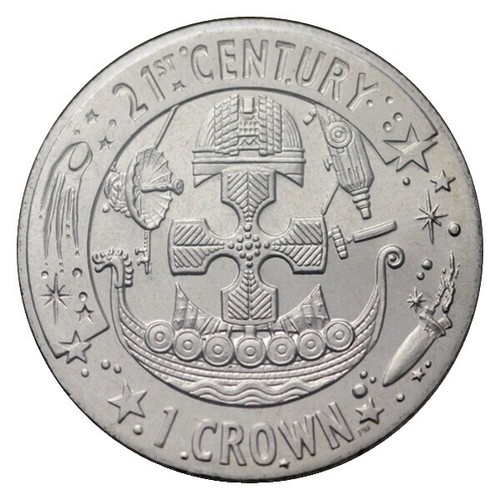 1996 Gibraltar Peter Rabbit 1 Crown Coin CuNi Brilliant