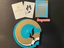 Art of Play Peau Doux Turquoise Edition Playing Cards | logo dan & dave 2 DECKS