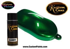 Kustom Canz EMERALD CANDY 12 oz AEROSOL CAN Custom Paint, Motorcycle, Autopaint