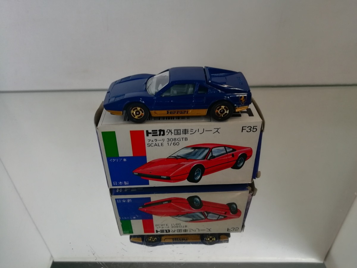 トミカF35 フェラーリ 308 GTB 日本製ミニカー TOMICA Tomica F35-1-1 Ferrari 308GTB - Made In Japan | eBay