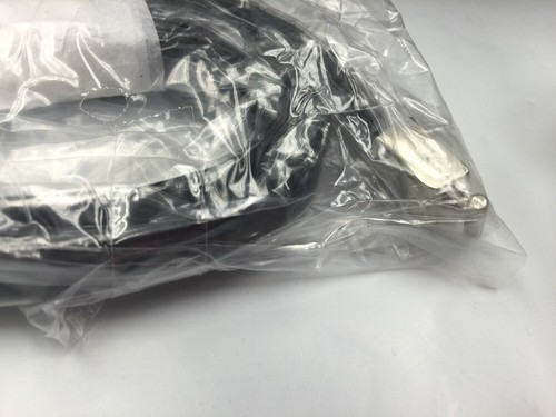 Borsa a mano Debbie Brooks slim pelle nera tracolla intercambiabile fiore bianco nuova - Foto 10 di 11