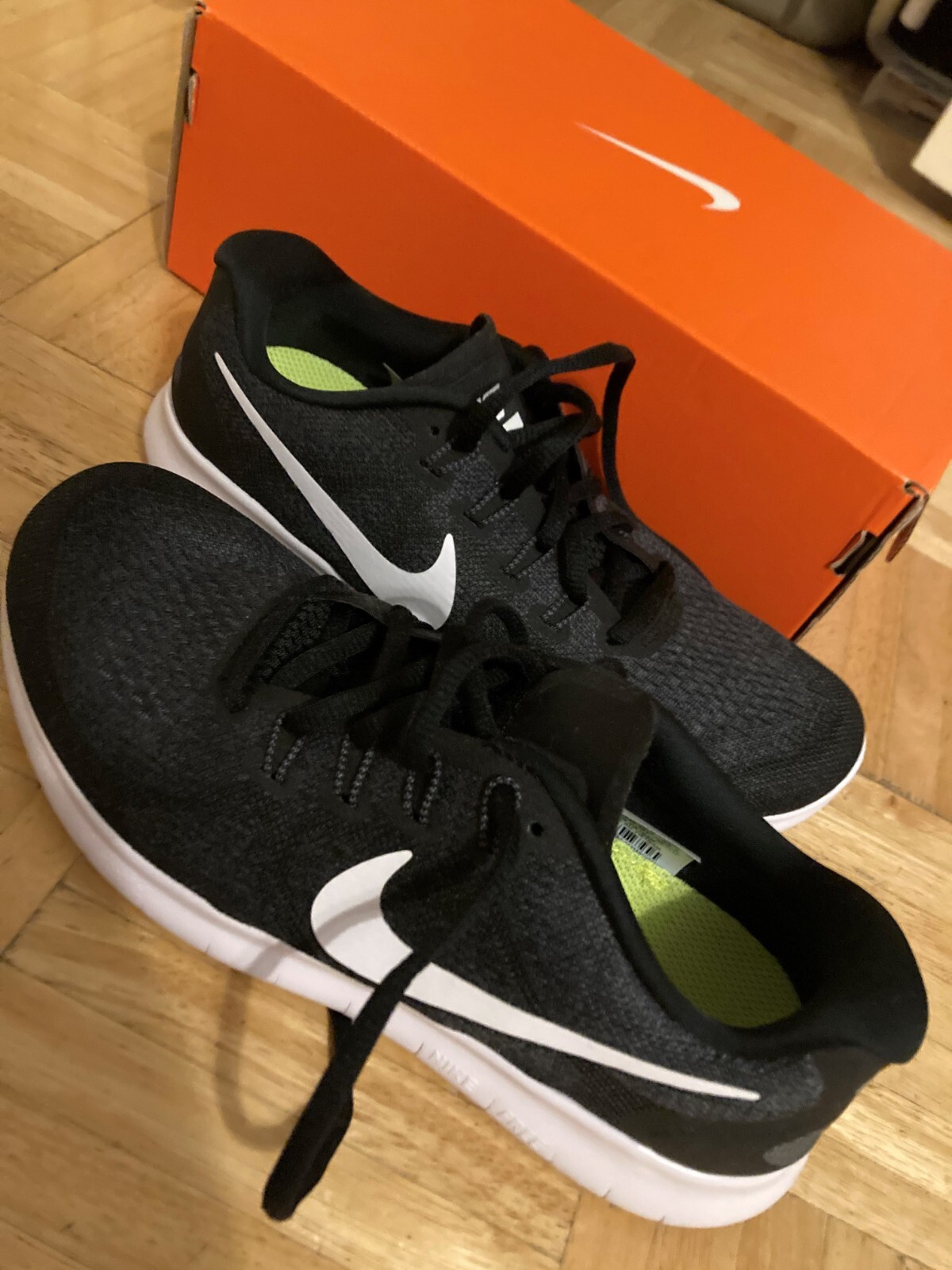 nike free run 2017 black