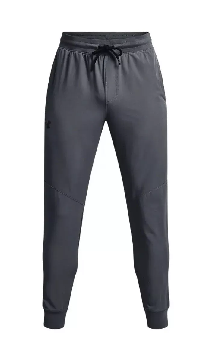 Under Armour Gray Fitted UA Sportstyle Elite Jogger Wind Gym Pants
